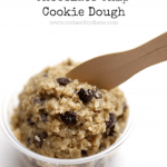 oatmeal chocolate chip cookie dough recipe www.createdbydiane.com