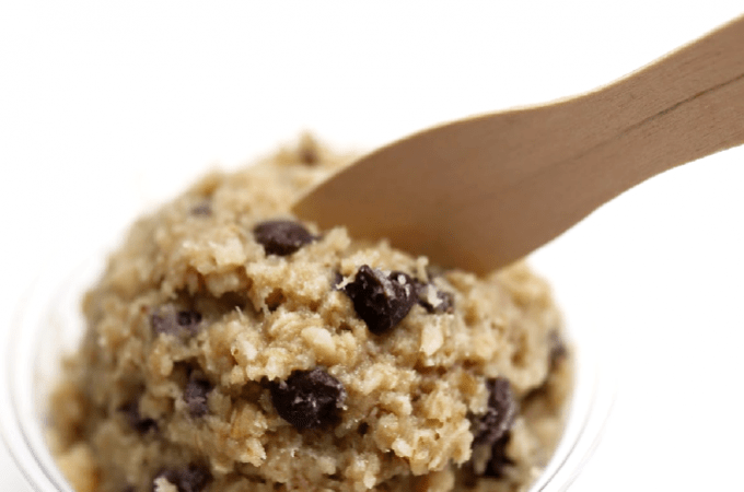 oatmeal chocolate chip cookie dough recipe www.createdbydiane.com