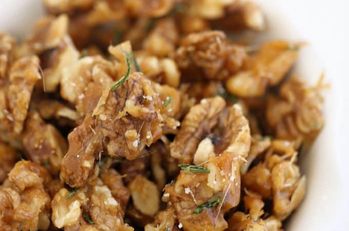 rosemary candied walnuts createdbydiane.com