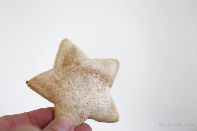 STAR COOKIES WITH CINNAMON SUGAR