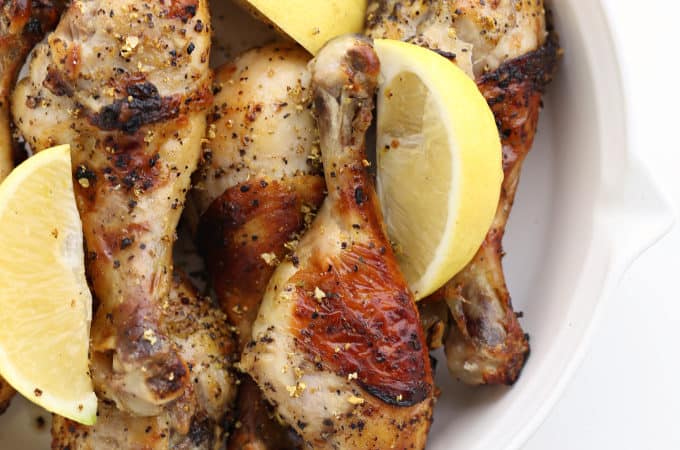 Lemon Pepper Chicken Legs createdbydiane.com