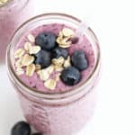 blueberry oatmeal smoothie createdbydiane.com