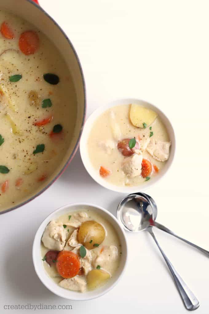 thick creamy delicious chicken stew recipe createdbydiane.com