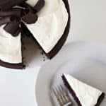 8-inch chocolate cake with stabilized whipped cream from www.createdbydiane.com