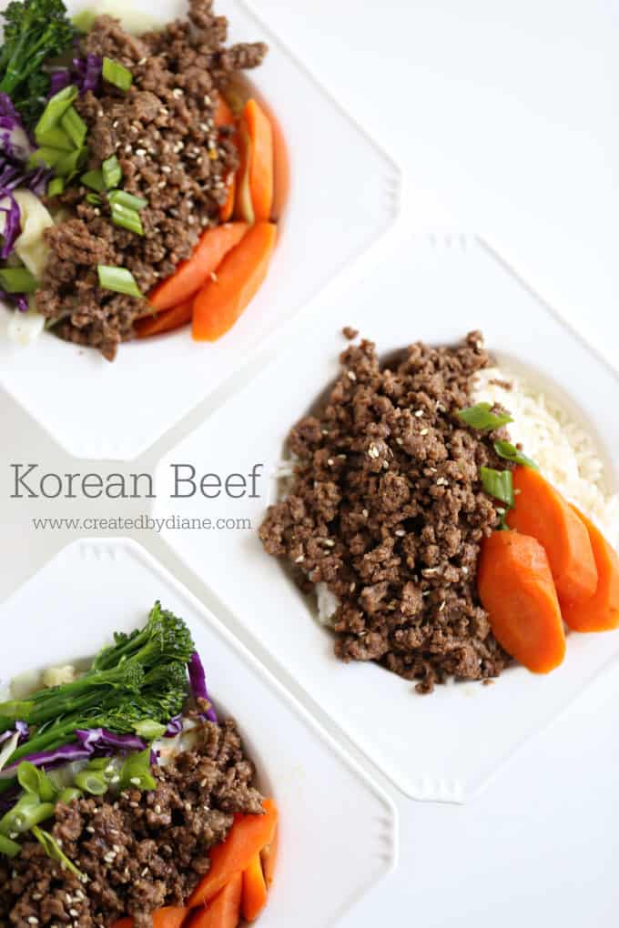 Korean Beef Recipe www.createdbydiane.com