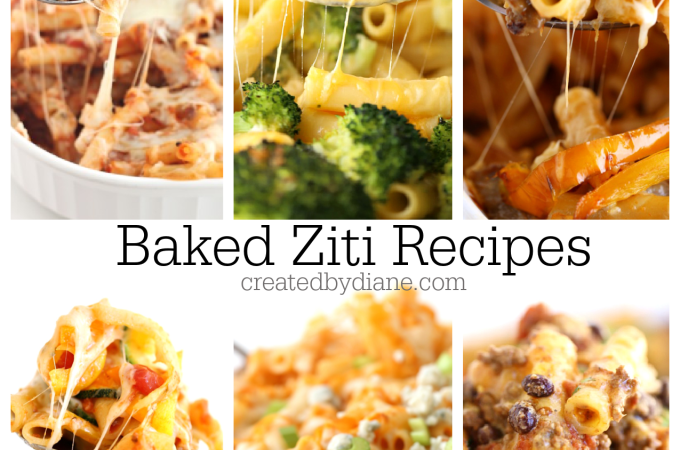 baked ziti recipes createdbydiane.com