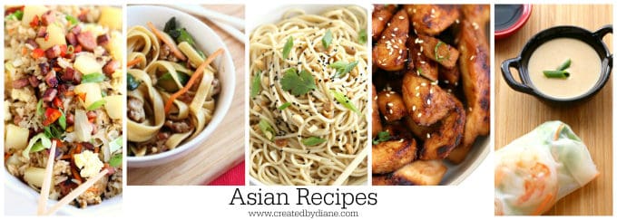 Asian recipes www.createdbydiane.com