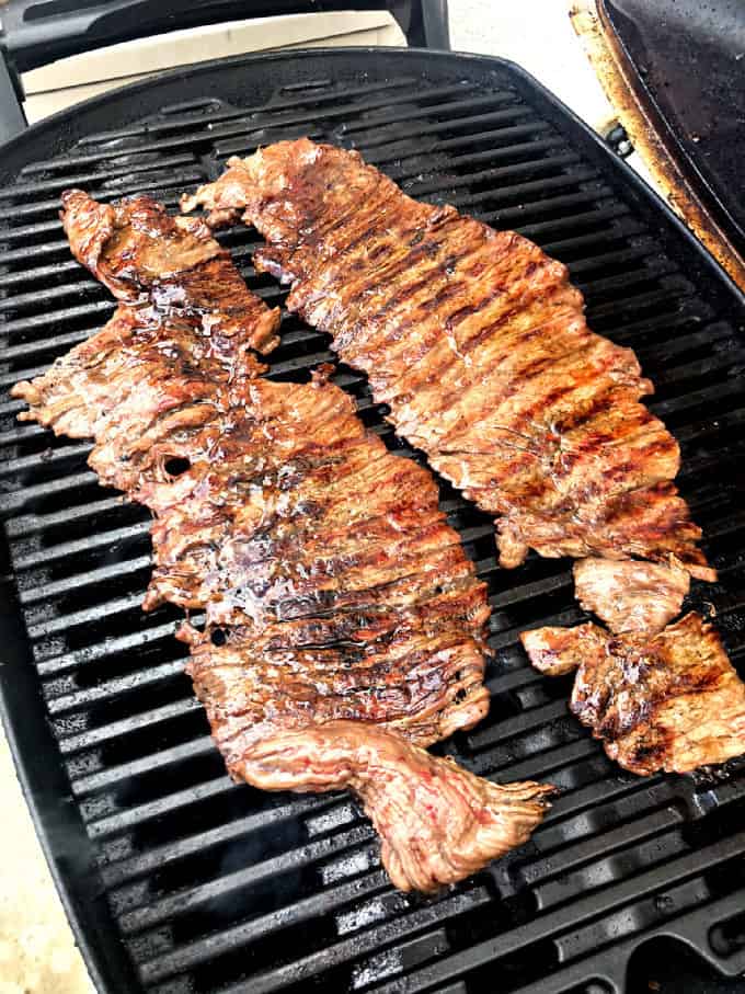 Grilling Skirt Steak (flank steak) flap meat www.createdbydiane.com