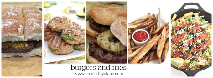 burgers and fries www.createdbydiane.com