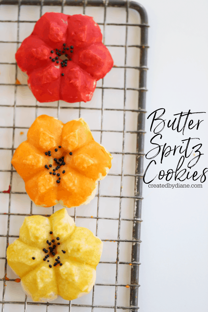 butter spritz cookies createdbydiane.com