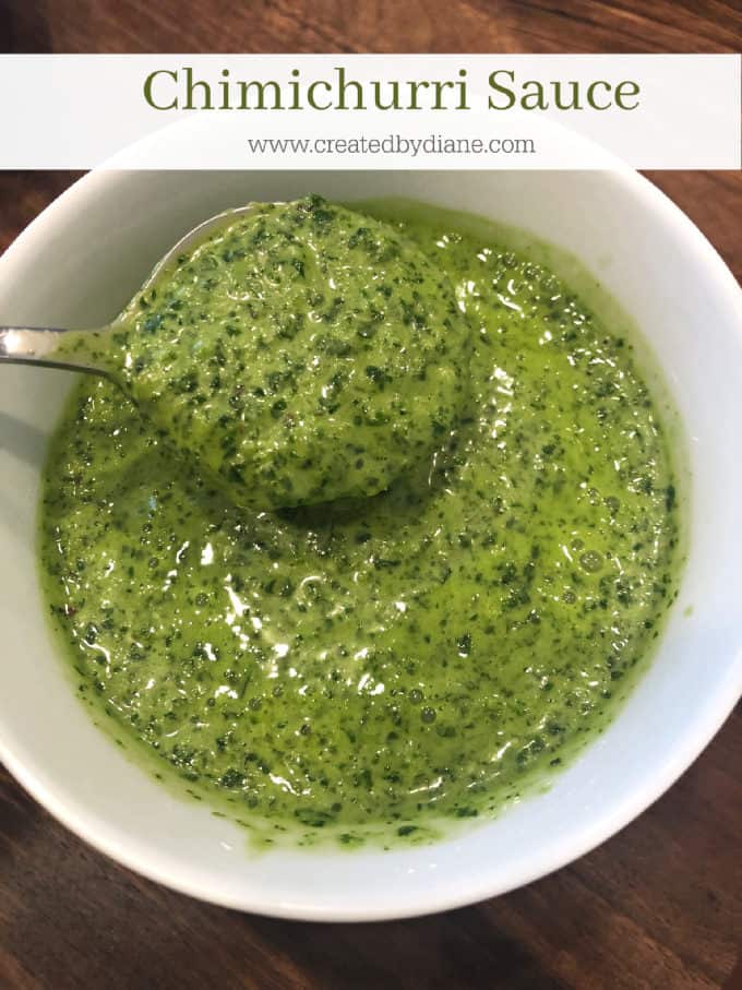 chimichurri sauce www.createdbydiane.com