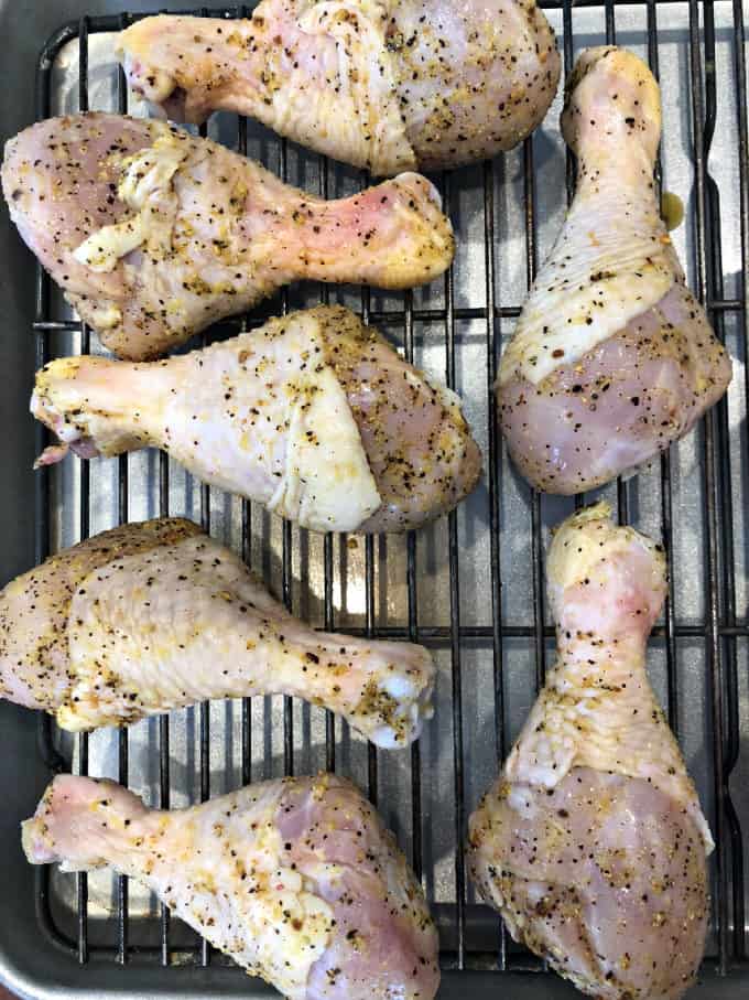 marinated lemon pepper chicken legs www.createdbydiane.com