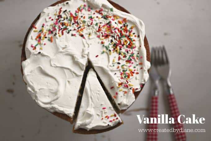 Vanilla Cake Recipe from www.createdbydiane.com