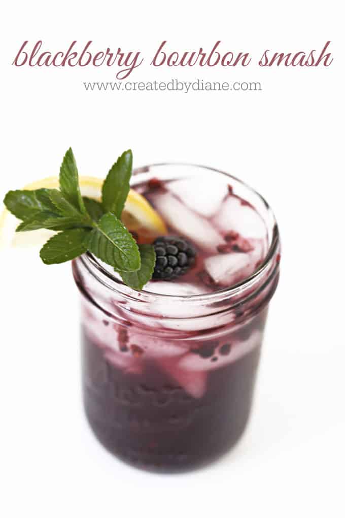 blackberry bourbon smash www.createdbydiane.com