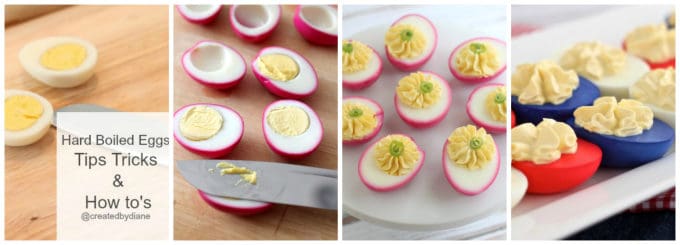 hard boiled egg and deviled eggs www.createdbydiane.com