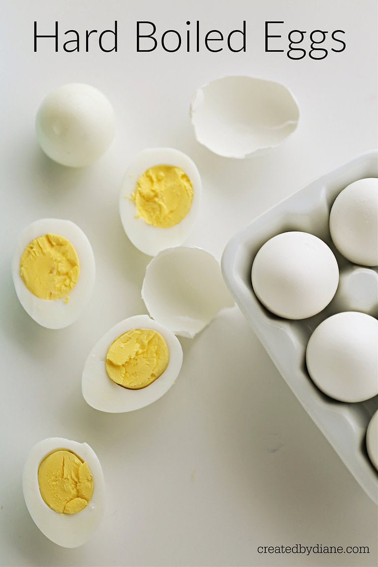 hard boiled eggs how to cook, store, and recipes from createdbydiane