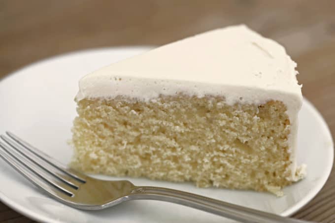 lemon cake slice with fork www.createdbydiane.com