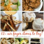 over 12 air fryer items to try from www.createdbydiane.com