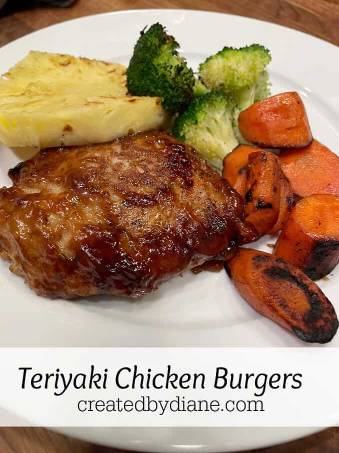 TERIYAKI CHICKEN BURGERS createdbydiane