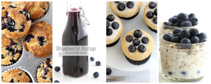 blueberry recipes www.createdbydiane.com