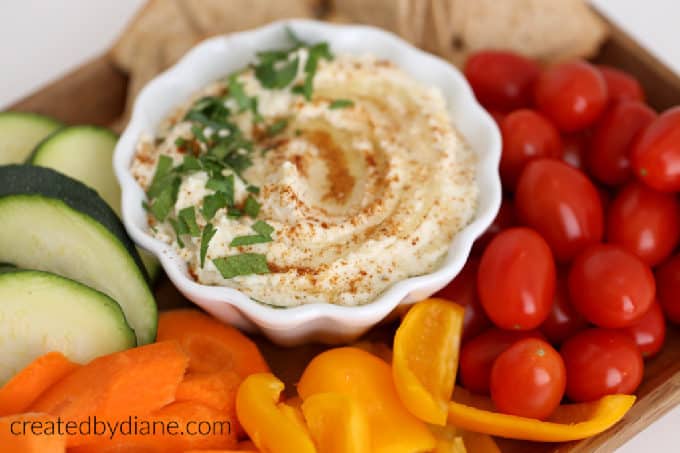 cauli hummus recipe www.createdbydiane.com