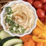 Cauliflower low carb hummus recipes www.createdbydiane.com