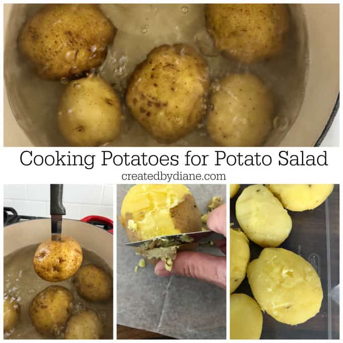 cooking potatoes for potato salad createdbydiane.com