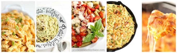 easy pasta recipes www.createdbydiane.com