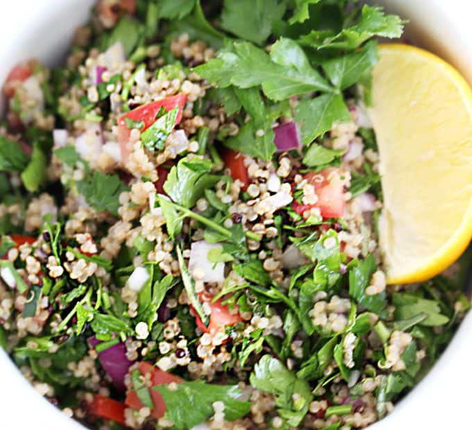 Quinoa Tabbouleh recipe www.createdbydiane.com