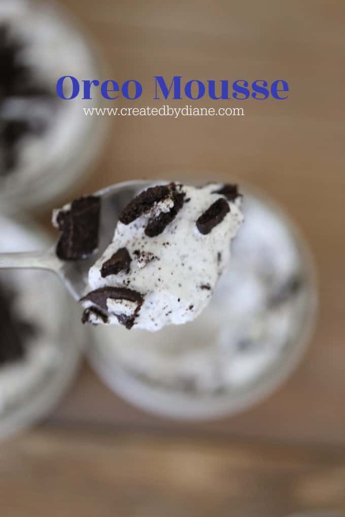 oreo mousse cookies and cream