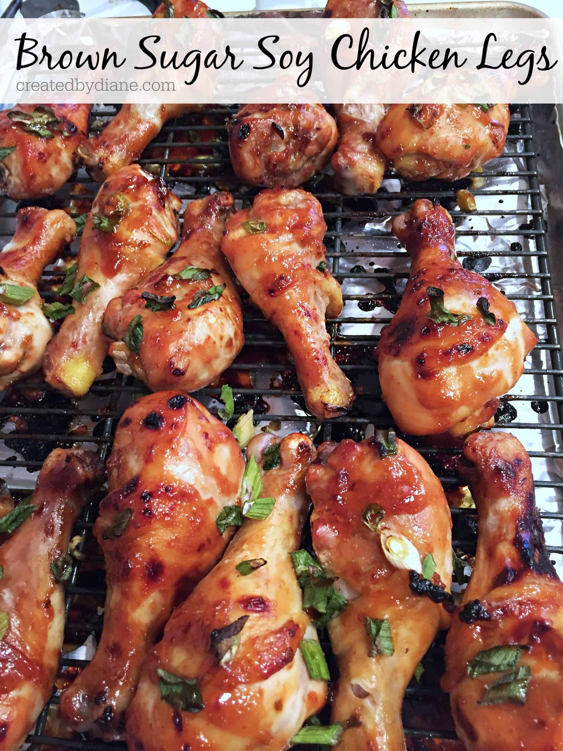 Brown Sugar Soy Glazed Chicken Created by Diane