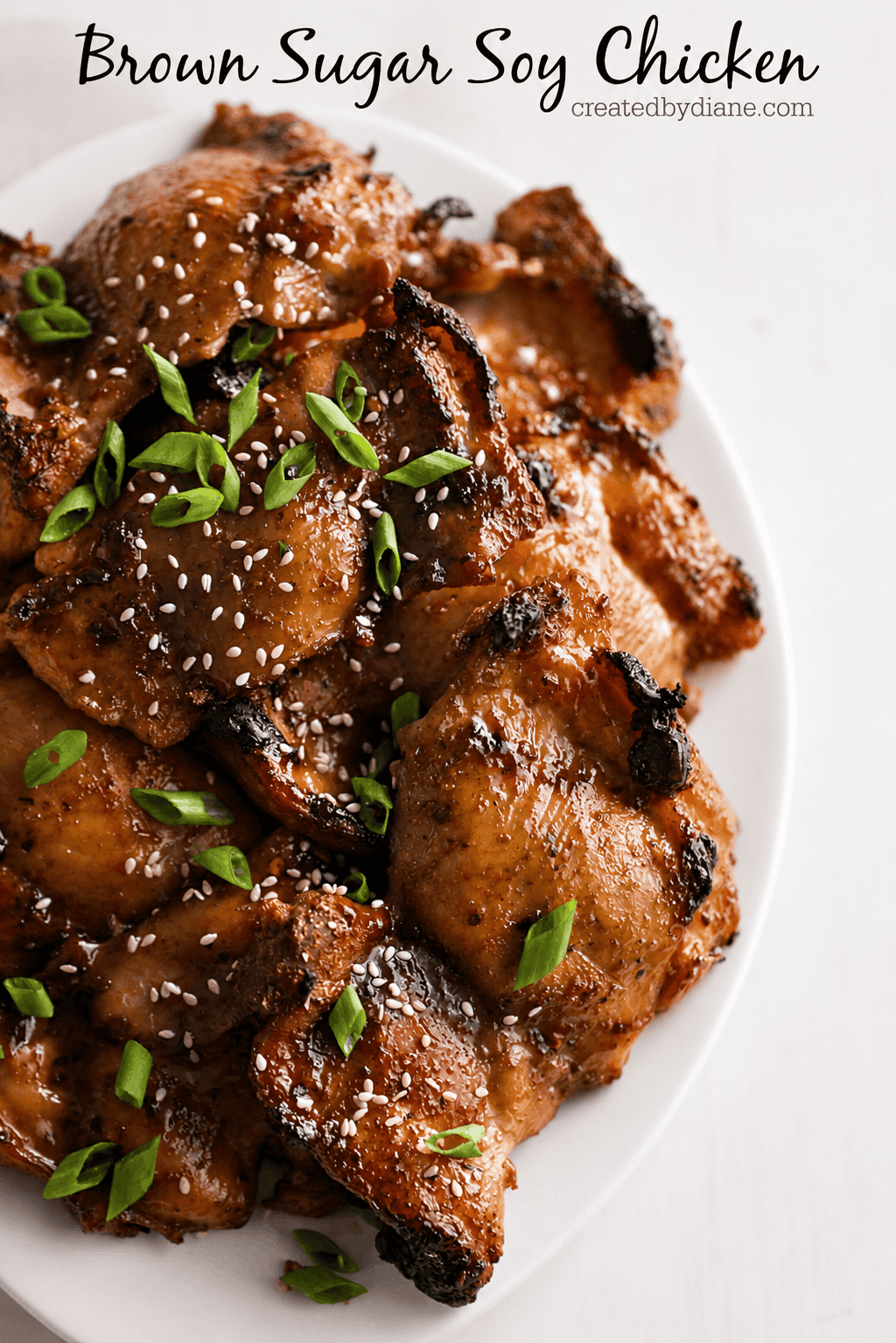 EASY BROWN SUGAR SOY GLAZED CHICKEN THIGHS createdbydiane