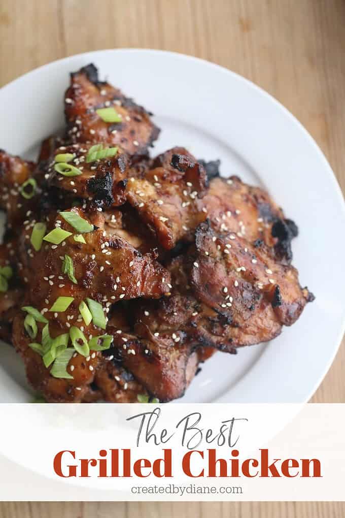 the best grilled chicken recipe at Createdbydiane BROWN SUGAR SOY