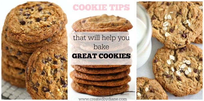 cookie tips that will help you bake great cookies www.createdbydiane.com