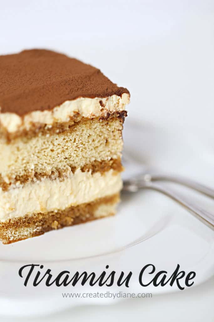 Tiramisu Cake with Pan di Spagna and Mascarpone - SugarLoveSpices