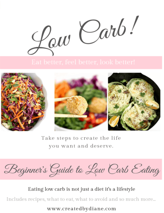 low carb guide from www.createdbydiane.com