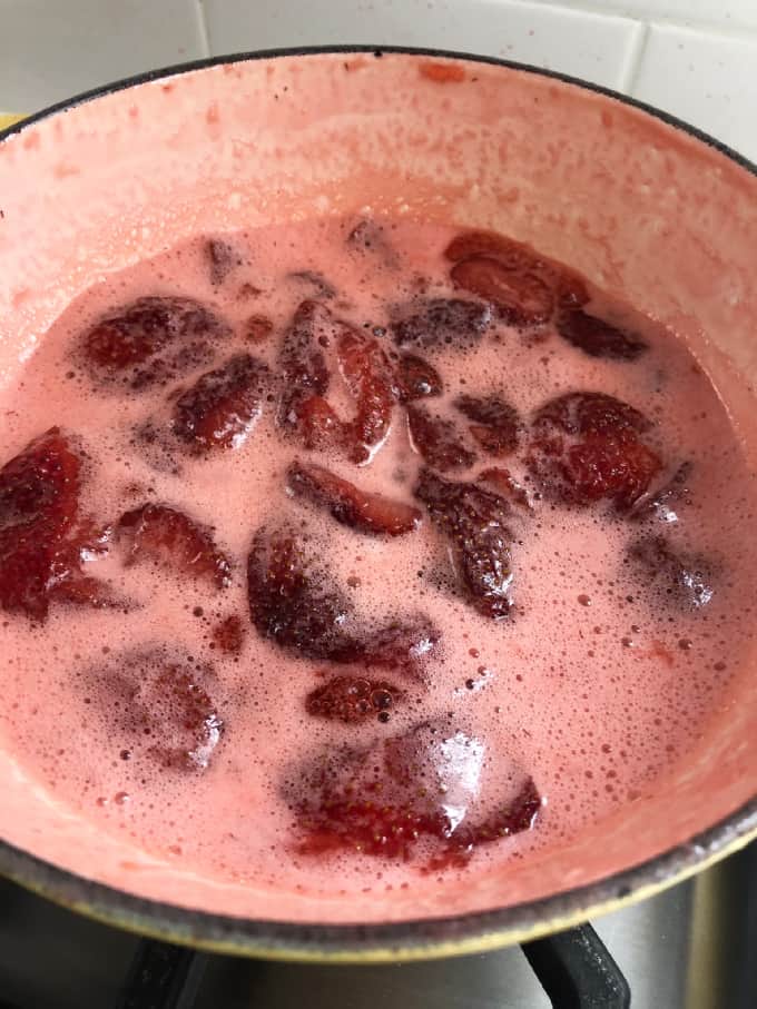 Fresh Strawberry Syrup | Created by Diane