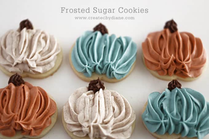 frosted sugar cookies www.createdbydiane.com