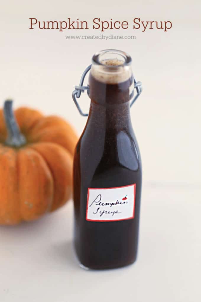 pumpkin spice syrup recipe