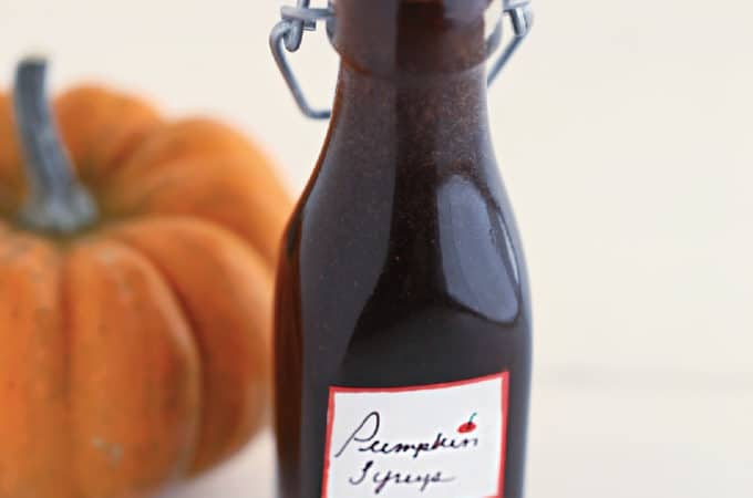 pumpkin spice syrup recipe