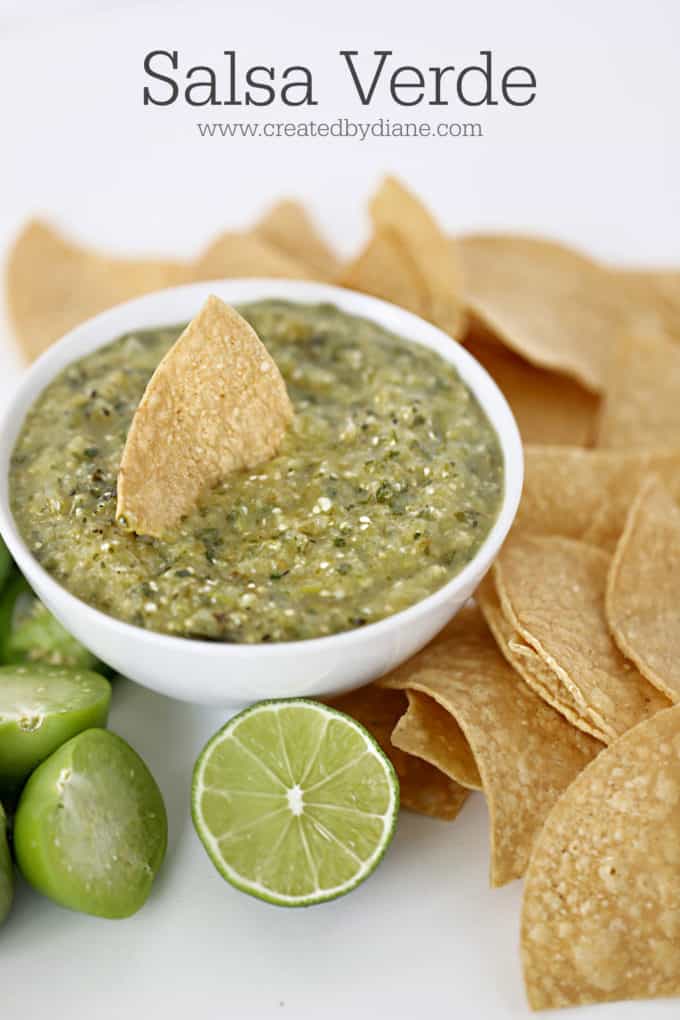 Salsa Verde Recipe www.createdbydiane.com