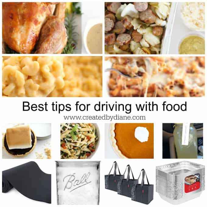 THE very best tips for traveling in the car with food, for parties, holidays, picnics, beach days, feeding a crowd www.createdbydiane.com