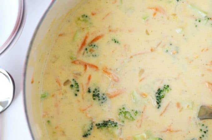 broccoli cheddar soup recipe www.createdbydiane.com