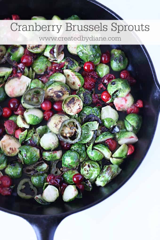 cranberry brussels sprouts www.createdbydiane.com