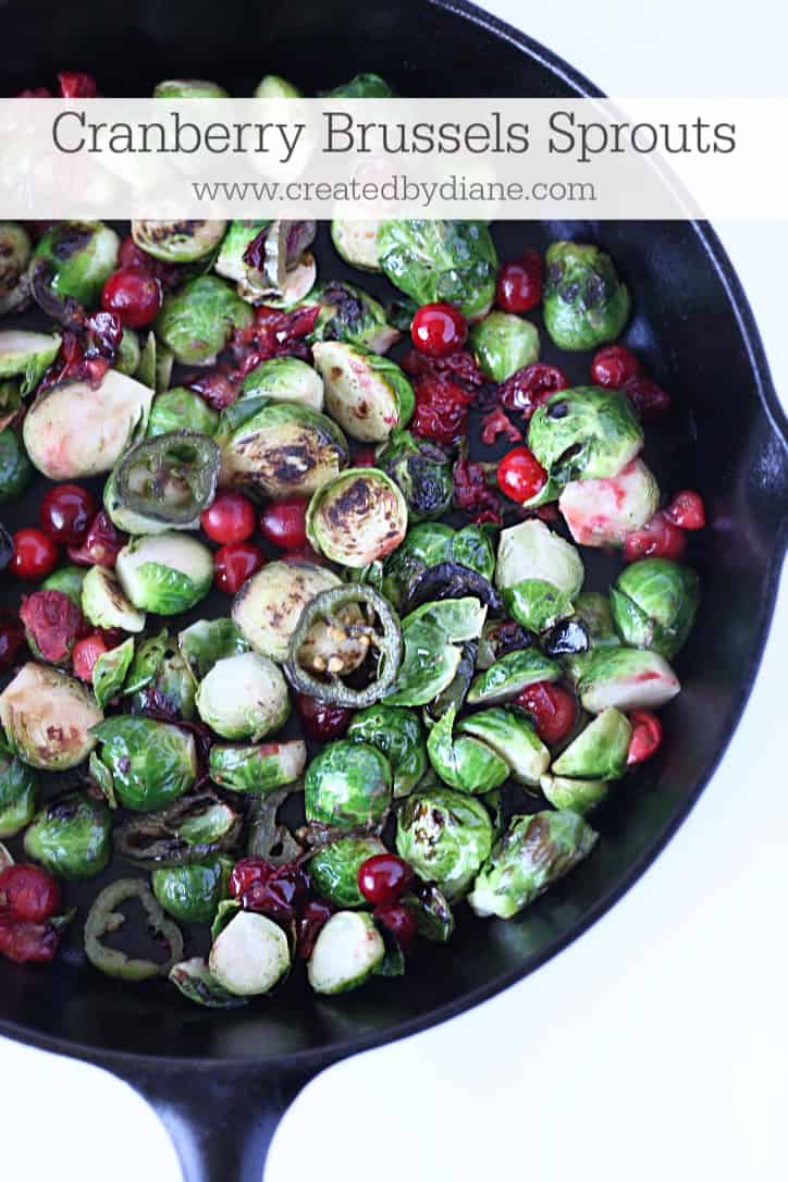 Cranberry Brussels Sprouts