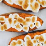 twice baked sweet potatoes with marshmallows www.createdbydiane.com
