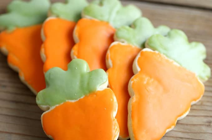 carrot cut out cookies www.createdbydiane.com