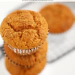 pumpkin gingerbread muffins www.createdbydiane.com