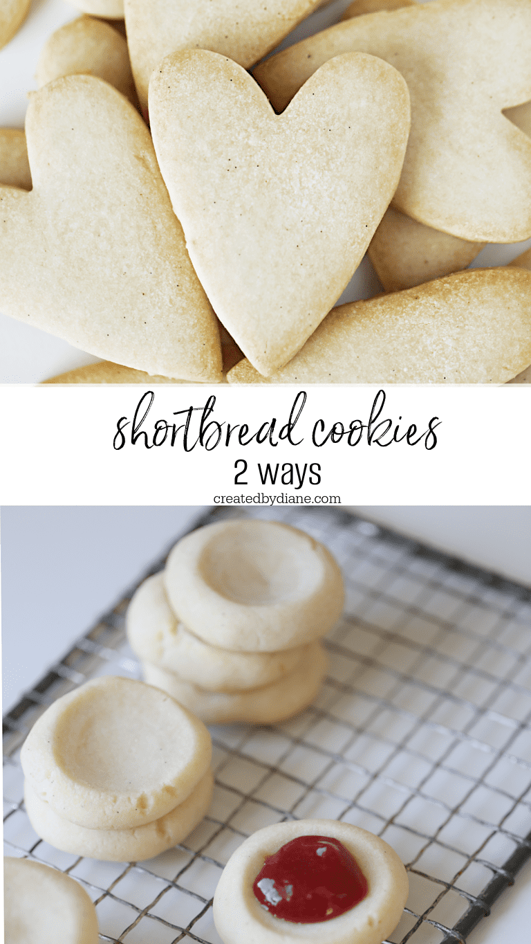 Shortbread Cookies 2 ways!