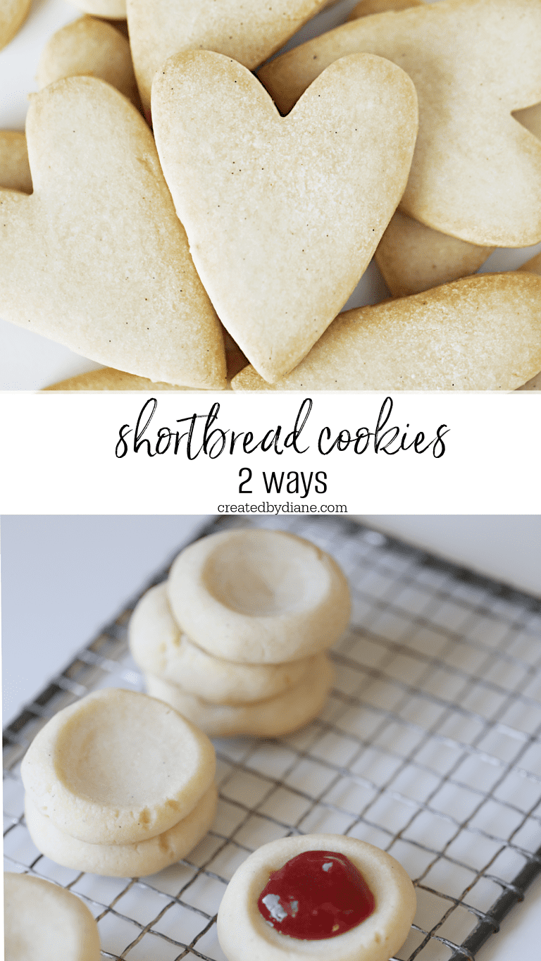 heart shortbread and cookies to top with jam, rounds with divet